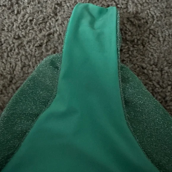 Capittana High Waist Bikini Bottom M Metallic Green Handmade BNWT - Picture 9 of 10